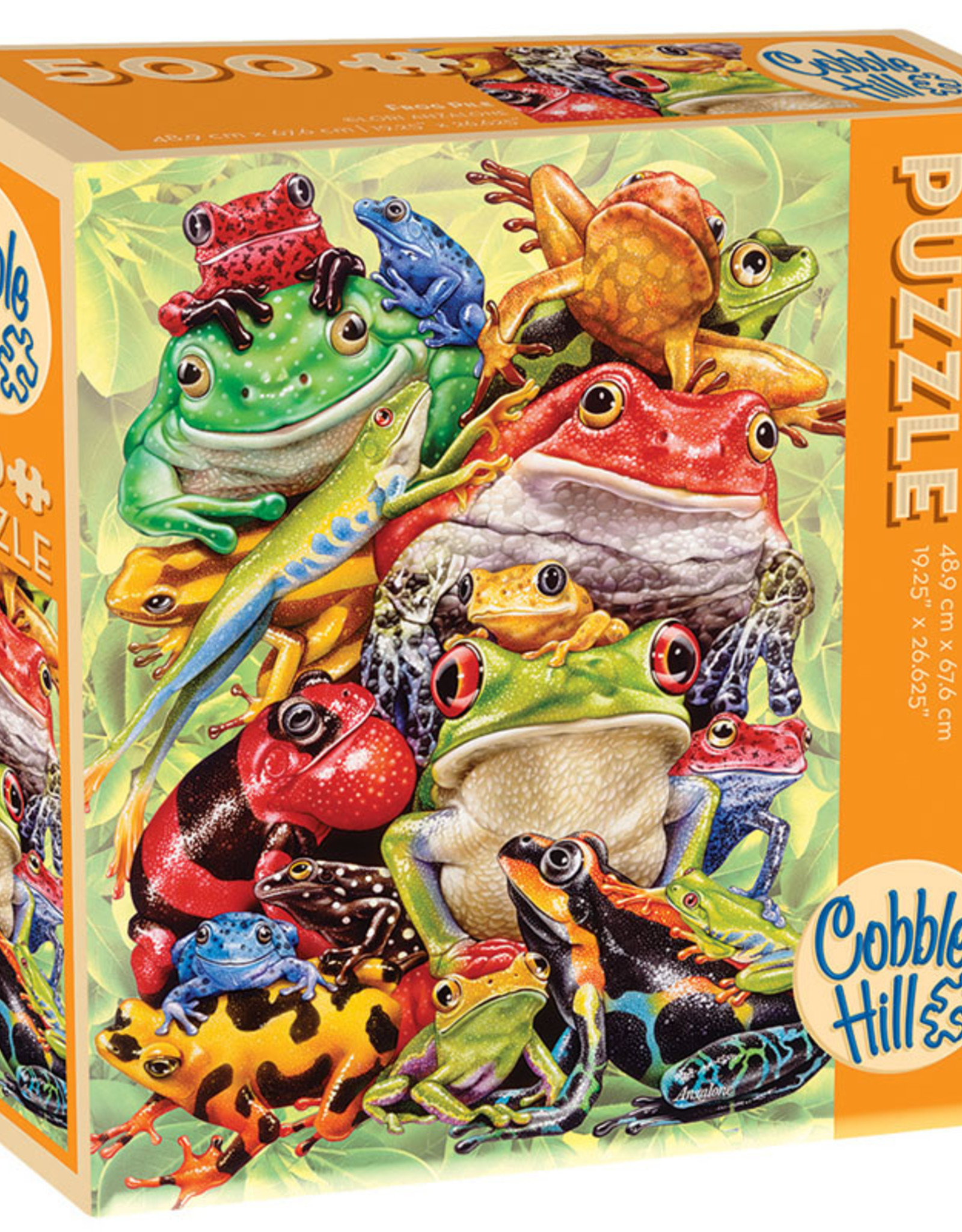 Cobble Hill Frog Pile 500pc Puzzle