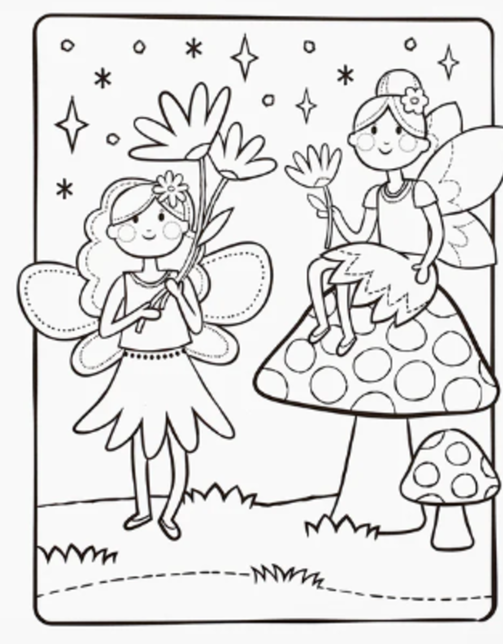 Ooly Princesses and Fairies Coloring Book