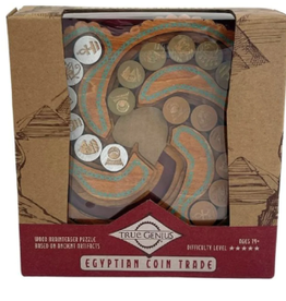 True Genius Egyptian Coin Trade True Genius Wooden Puzzle