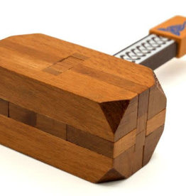 Project Genius Thor's Hammer True Genius Wooden Puzzle