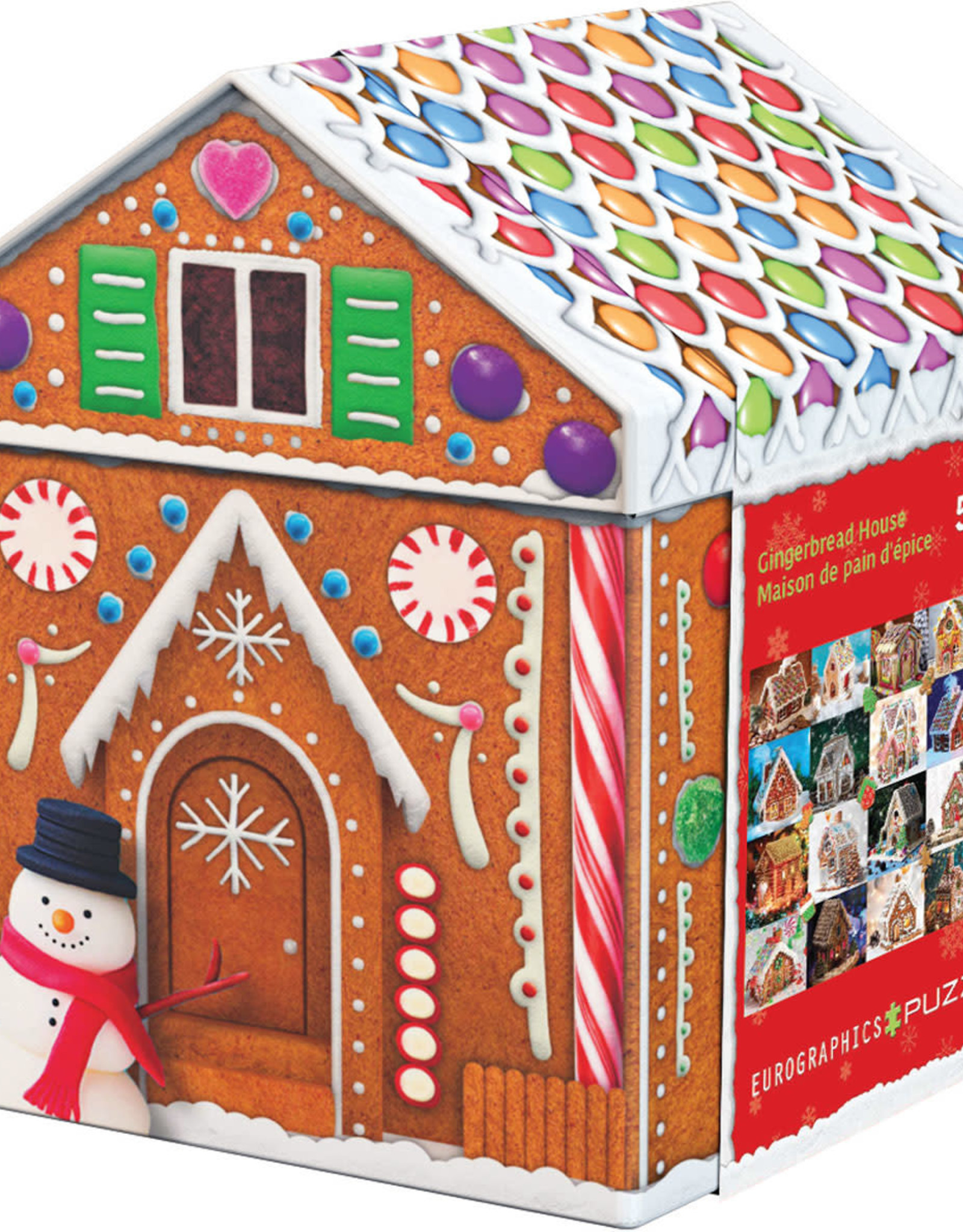 Eurographics Inc Eurographics: 550 Piece Puzzle Tin - Gingerbread House