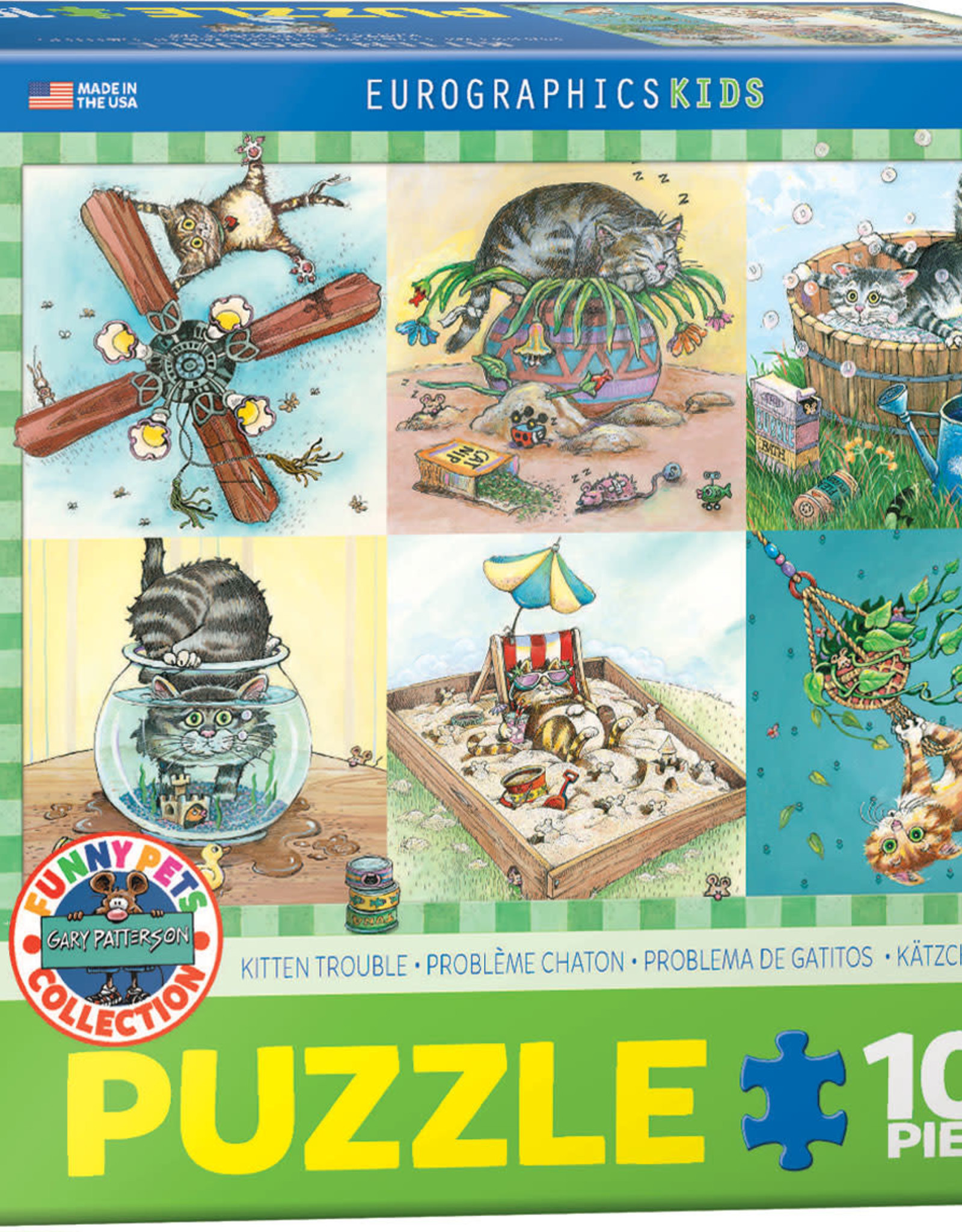Eurographics Inc Eurographics Kids: 100 Piece Puzzle - Kitten Trouble