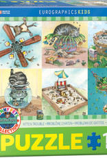 EuroGraphics Kitten Trouble 100 Piece Puzzle