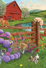 Cobble Hill Cobble Hill: 275 Piece Puzzle - Farm Cats