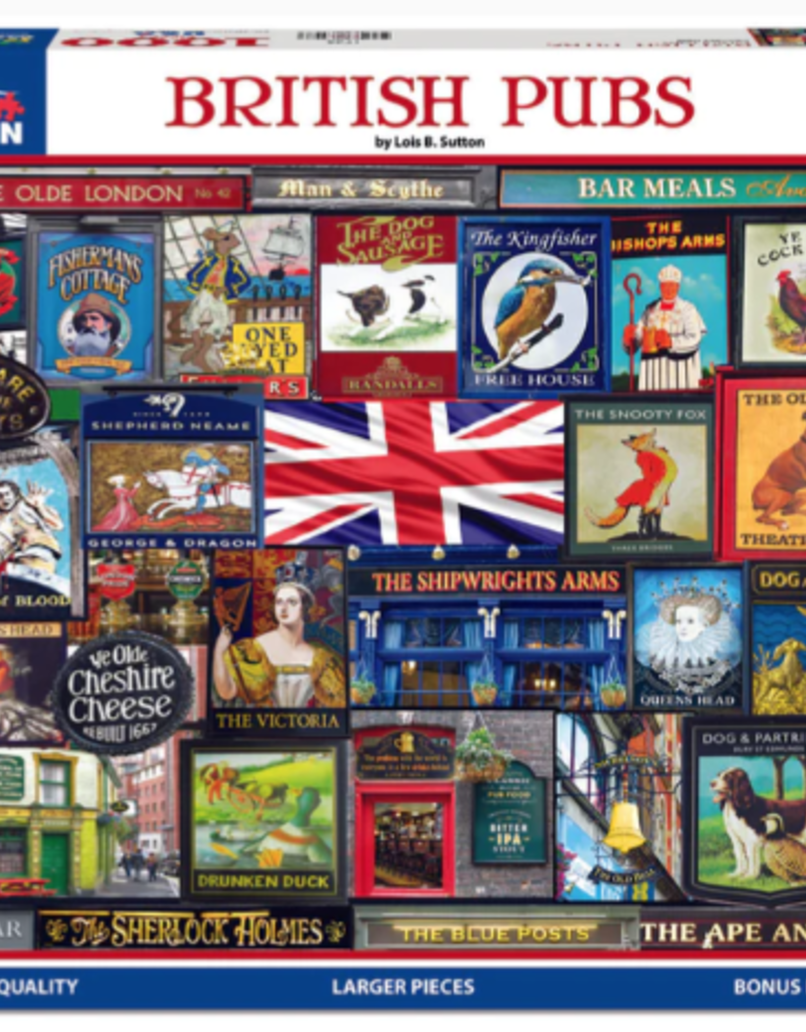 White Mountain Puzzle White Mountain: 1000 Piece Puzzle - British Pubs