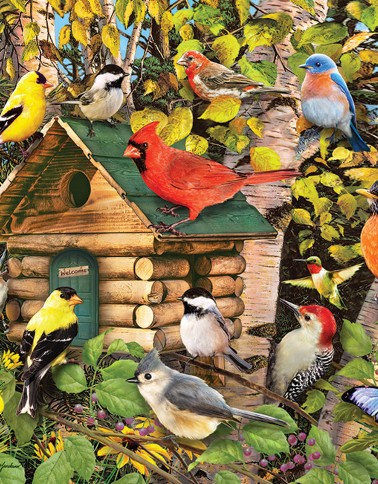 Cobble Hill Cobble Hill: 1000 Piece Puzzle - Bird Cabin