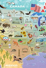 Eurographics Inc Eurographics Kids: 36 Piece Puzzle - Map of the USA