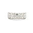 Patterned Diamond Fashion Band in14k White Gold: 1.40ctw Diamonds