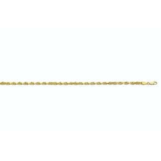 Solid Diamond Cut Rope Chain 4.0mm 26” in 14k Yellow Gold: 30.3gr