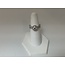 Split Shank Diamond Halo Engagement Ring  in 14k White Gold: Total Diamond Weight: 1.26ctw