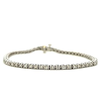 Diamond Tennis Bracelet in 14k White Gold 7”; 2.00ctw Diamonds