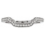 Romance 14kt White Gold Matching Wedding Band with Milgrain Detail. (D.1/7 carat total weight)