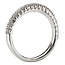 Romance Matching Diamond Wedding Band in 14kt White Gold. (D.1/5 carat total weight)