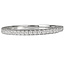 Romance Matching Diamond Wedding Band in 14kt White Gold. (D 1/6 carat total weight)