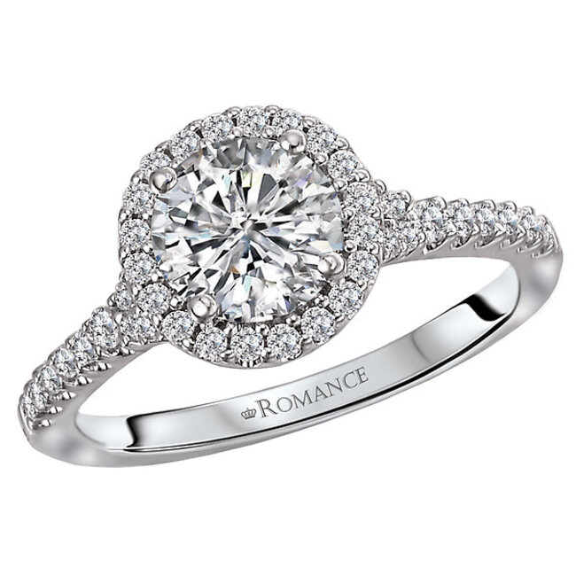 Engagement ring no sales center stone