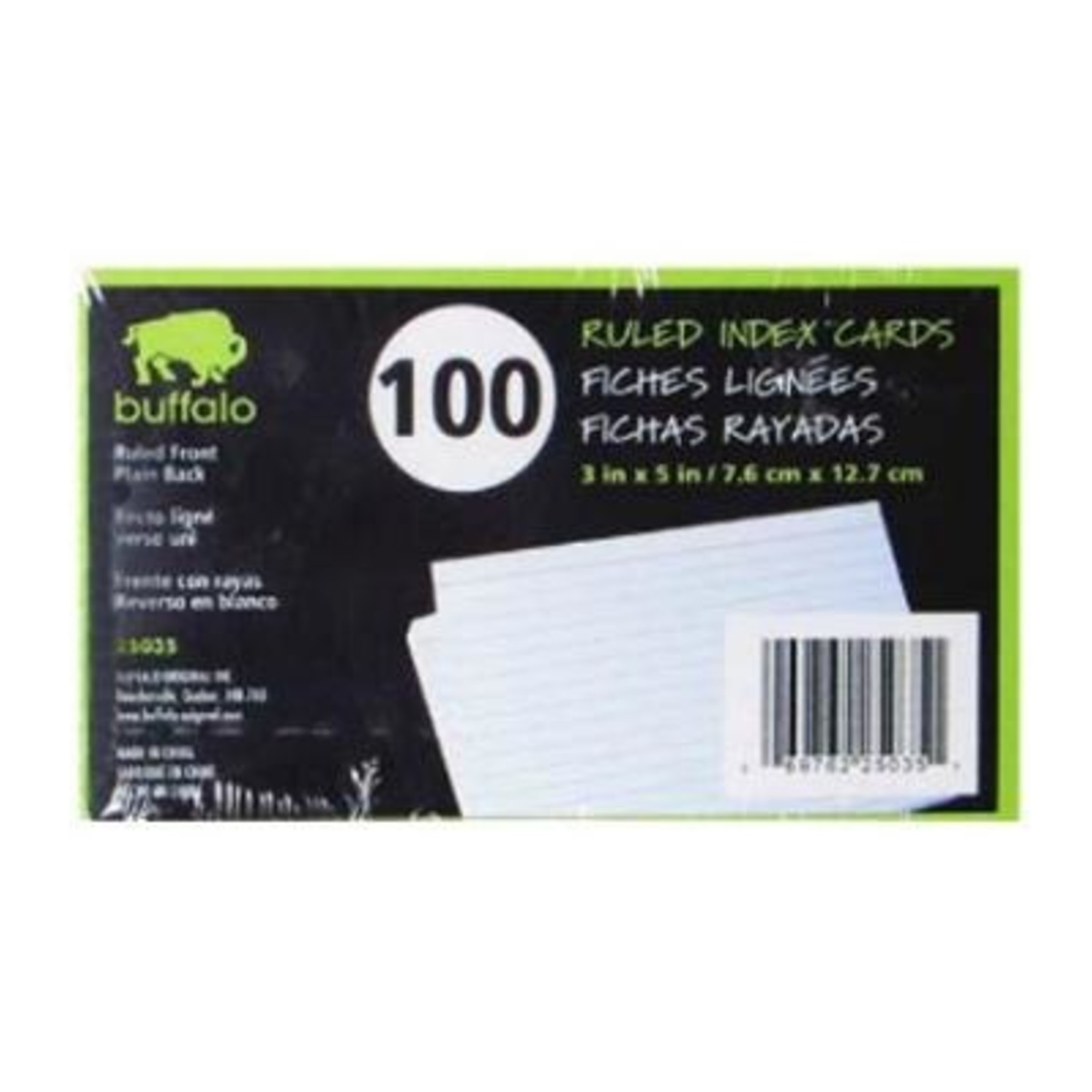 100 Ruled Index Cards