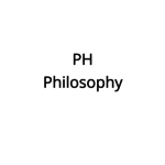 PH - Philosophy