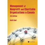 Management of Nonprofit and Charitable Organizations in Canada 4th edition
