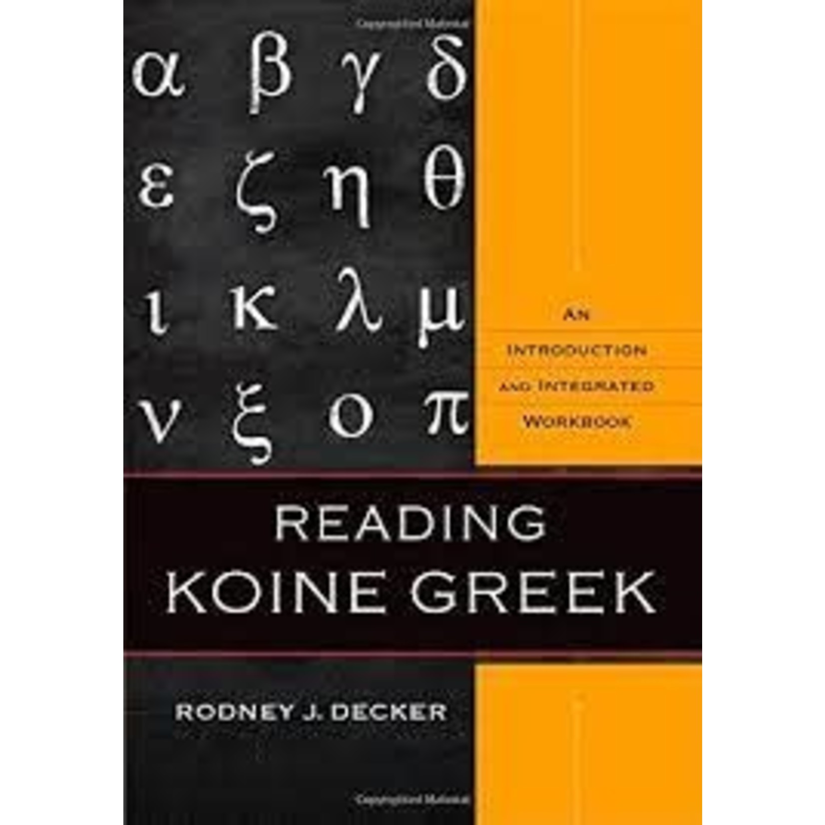 Baker Academic Reading Koine Greek