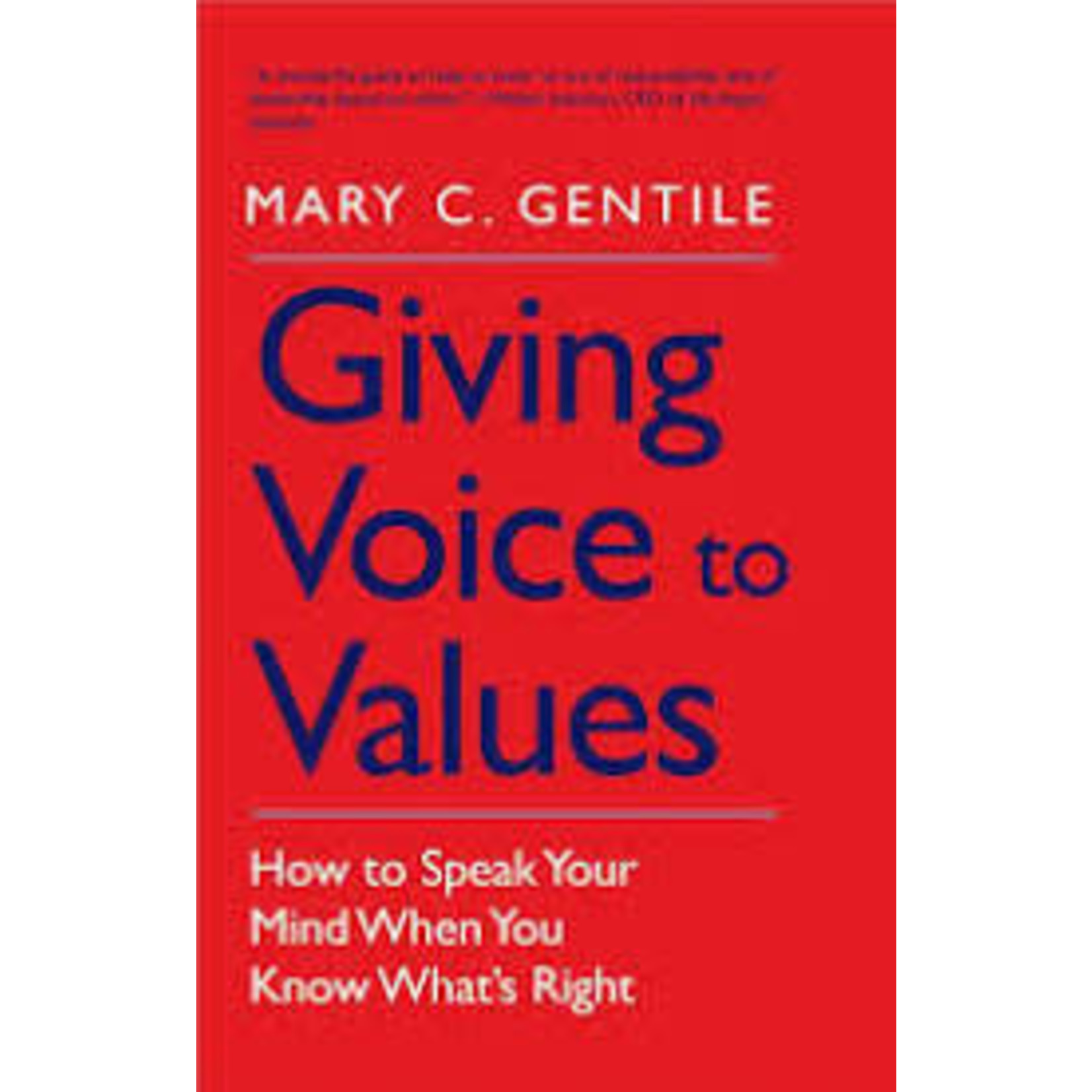 Yale University Press Giving Voice to Values