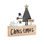 Merry Christmas Wood Block