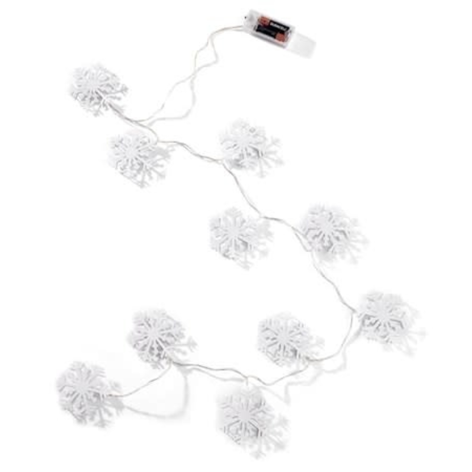 LED Snowflake string lights