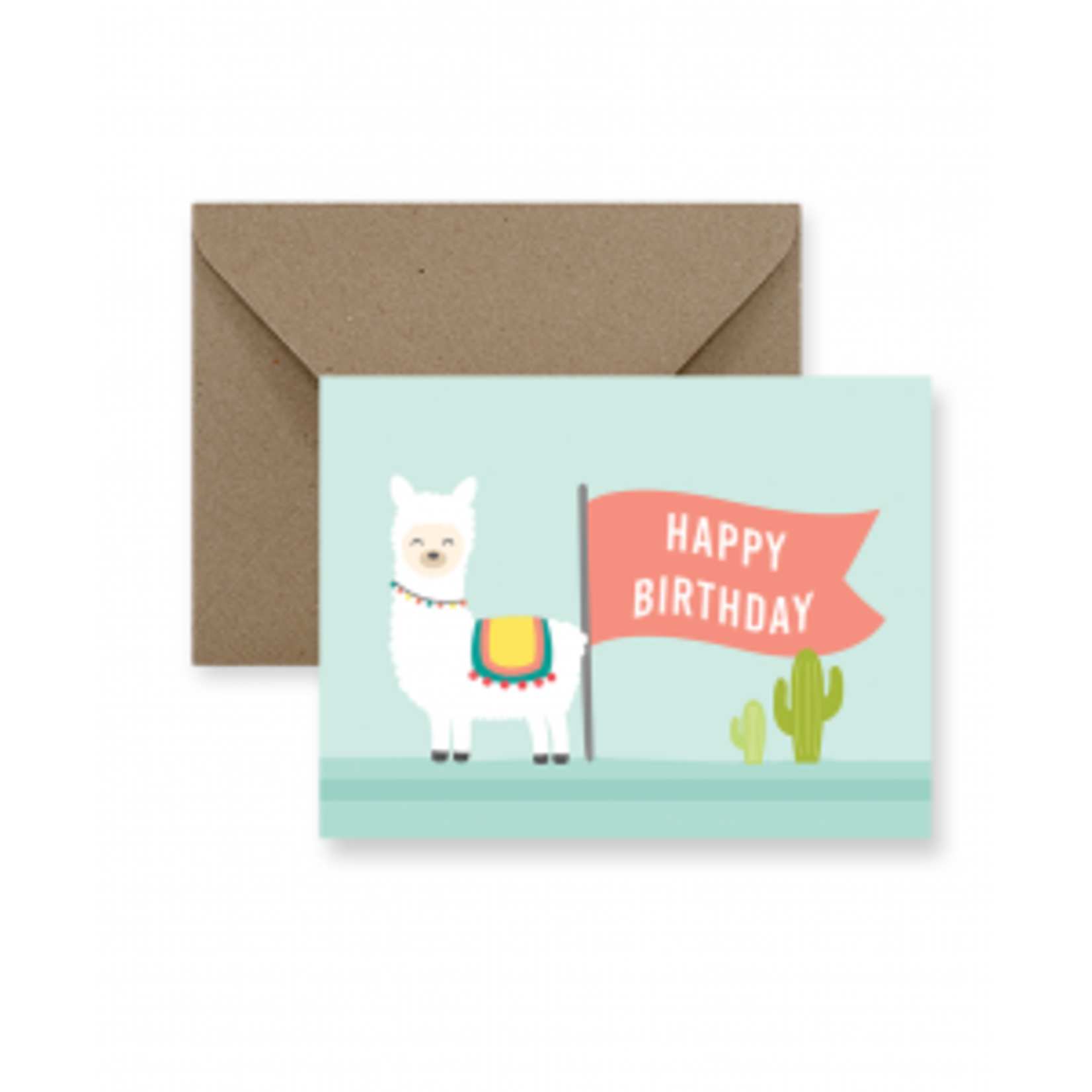 Happy Birthday Card (Llama)