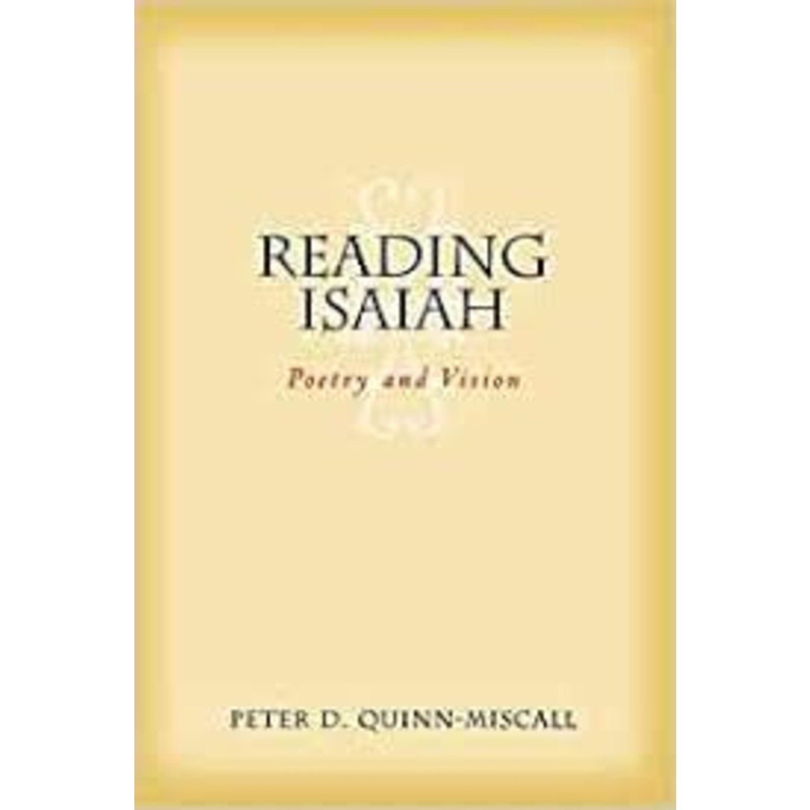 Westminster John Knox Press Reading Isaiah: Poetry and Vision