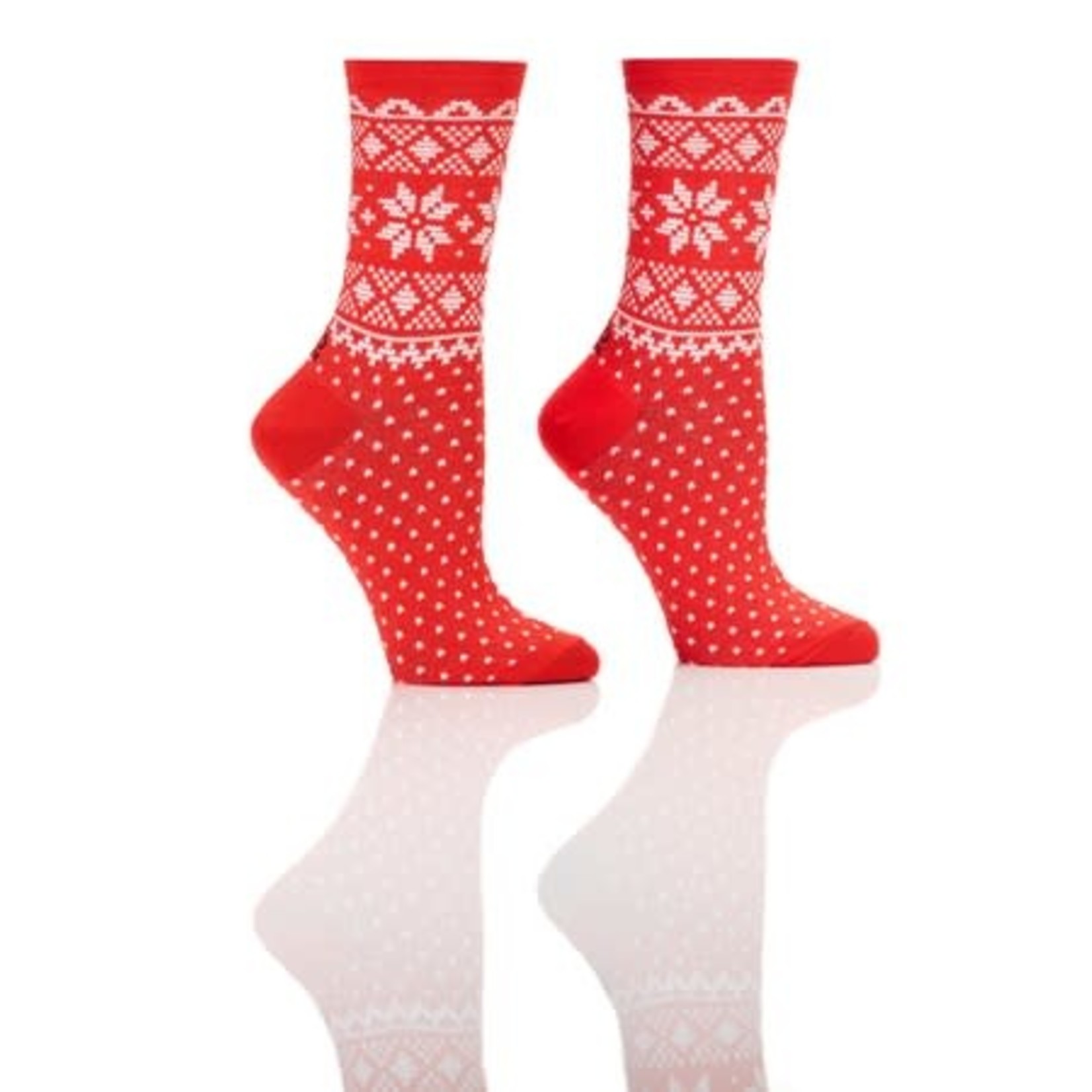 Womens Snowflake Socks