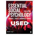 Essential Social Psychology USED
