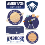 Ambrose Star Party sticker sheet (6" x 7.75")