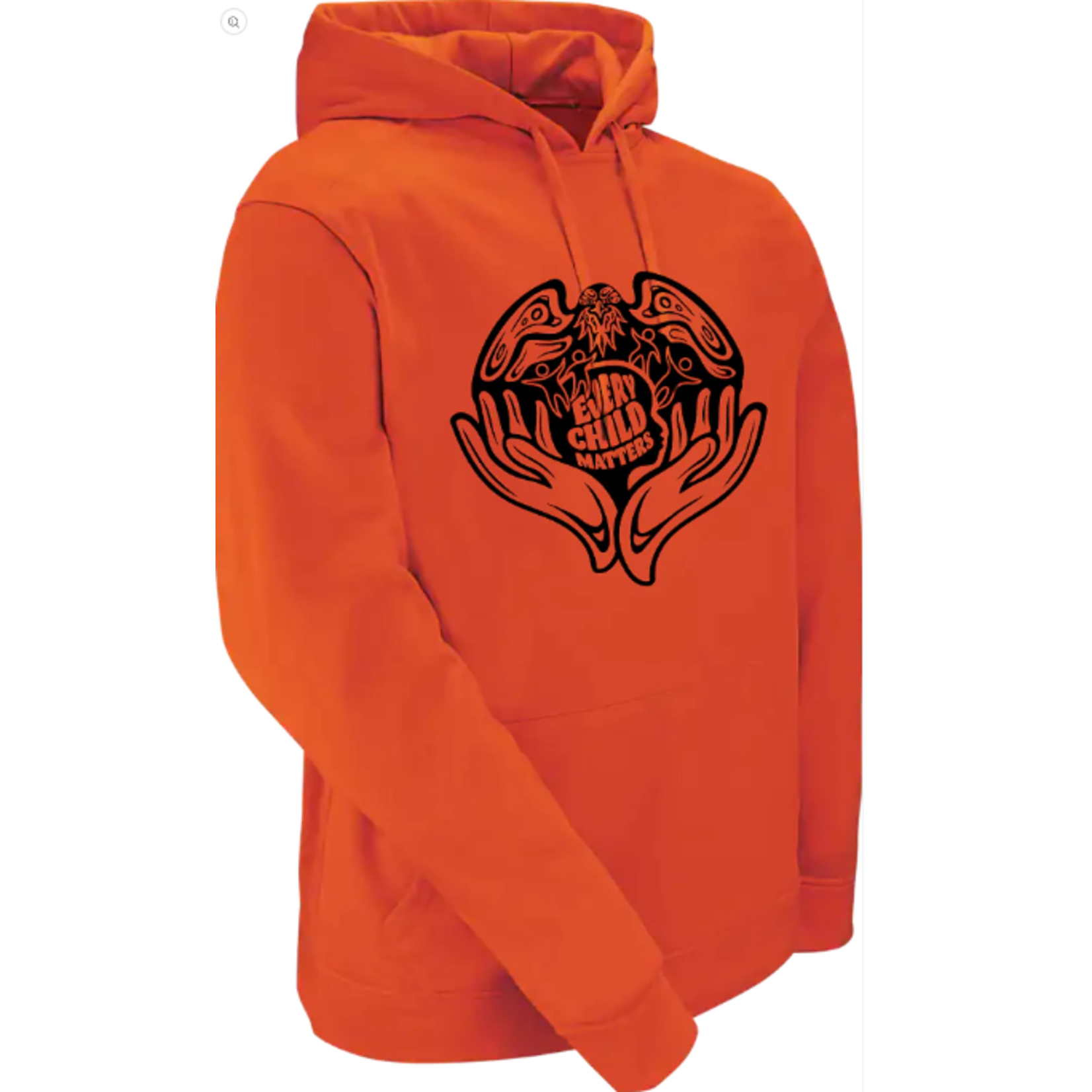 Every Child Matters Orange Hoodie hands