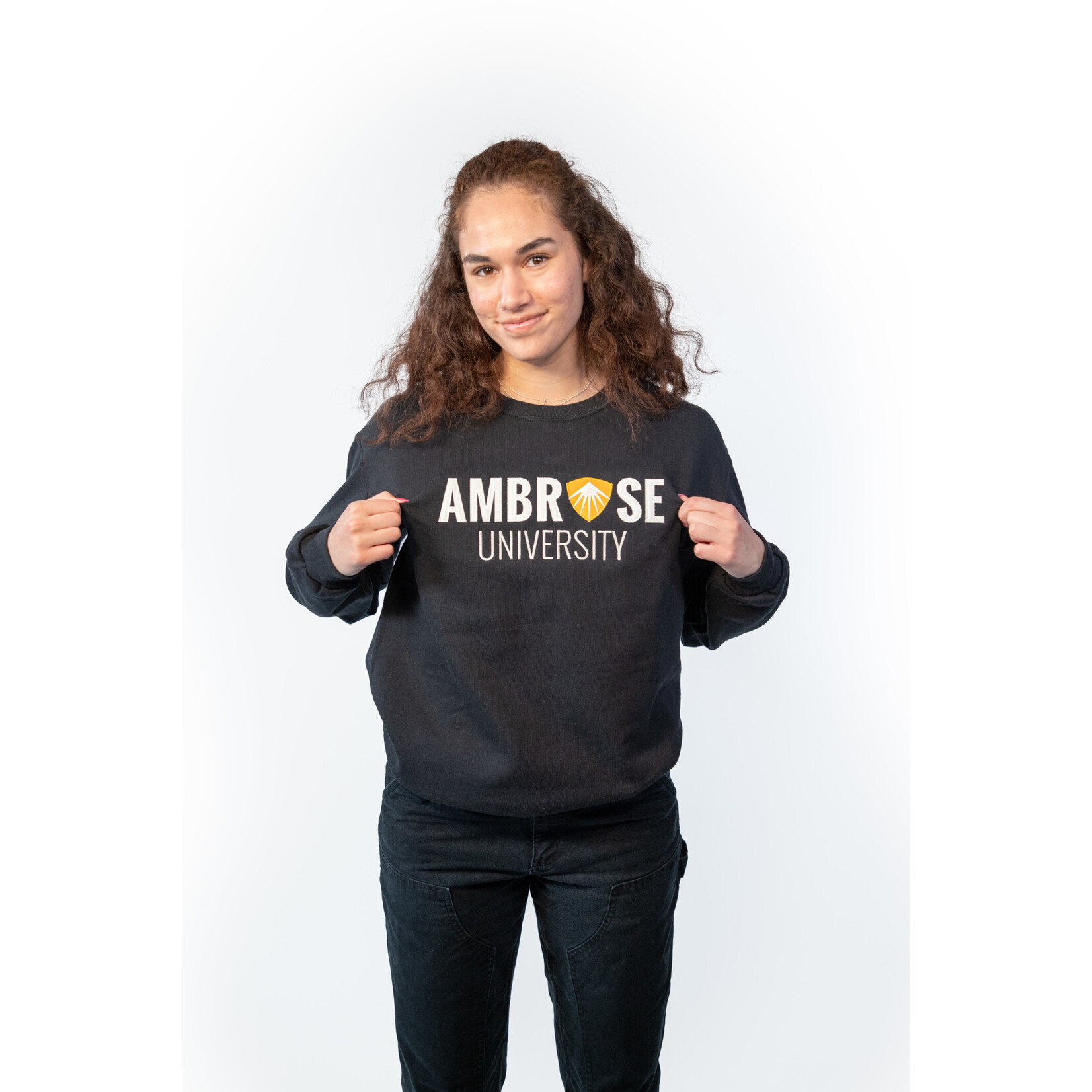 Ambrose Shield Twill Crewneck