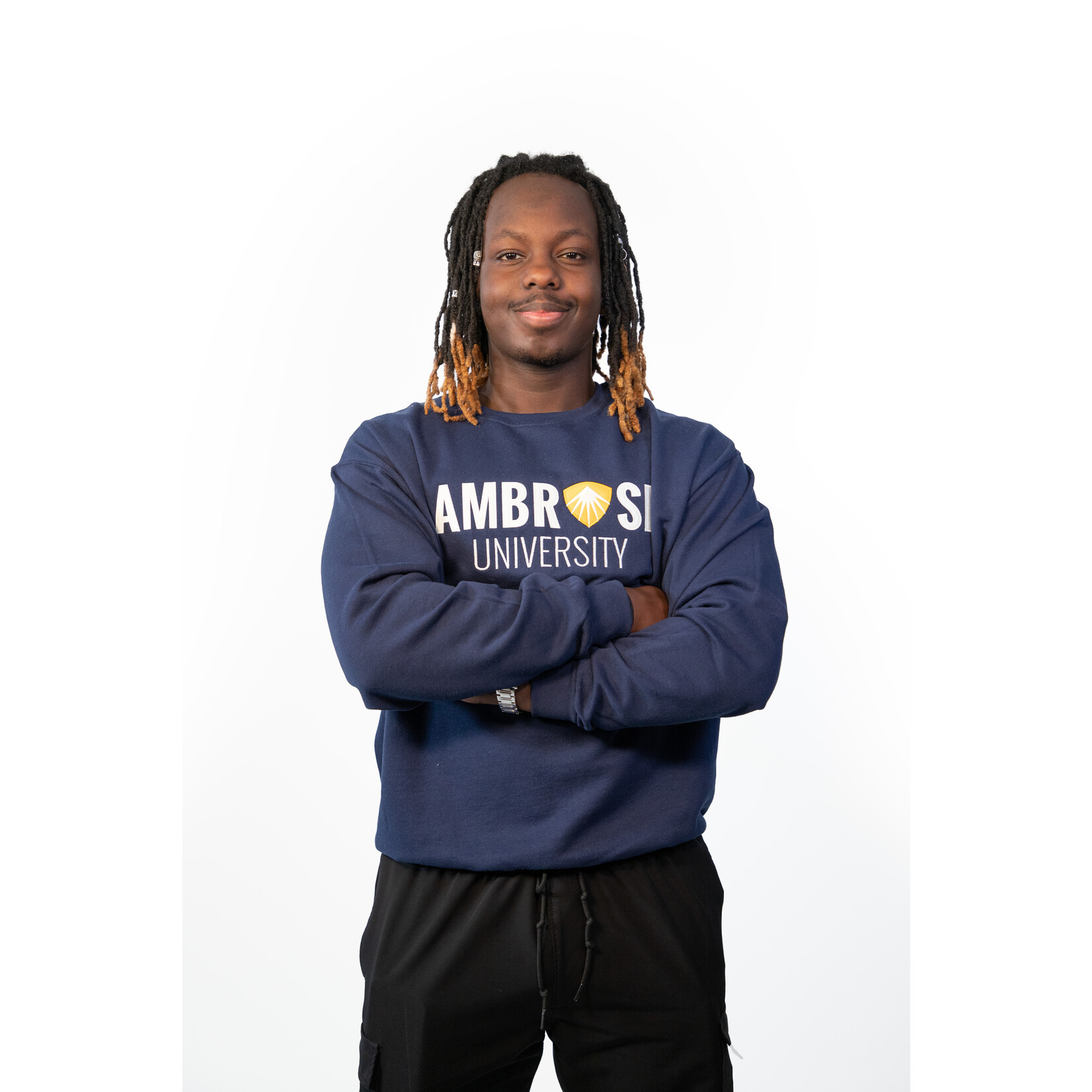 Ambrose Shield Twill Crewneck