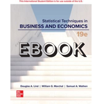 McGraw-Hill Statistical Techniques for Business and Economics EBOOK + Connect