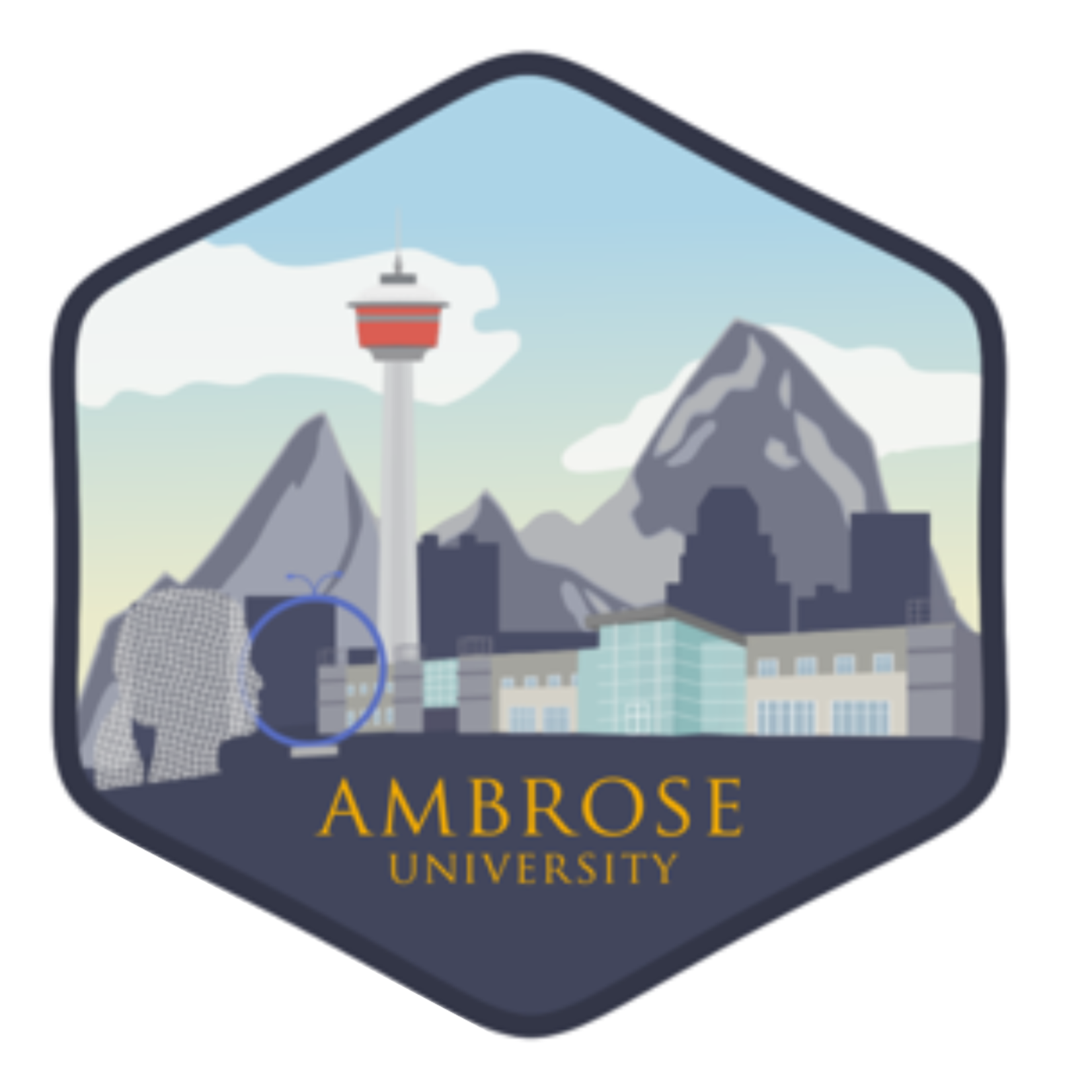 Ambrose Landscape Sticker (3"x3")