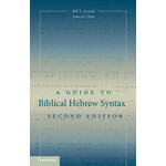 Cambridge University Press A Guide to Biblical Hebrew Syntax