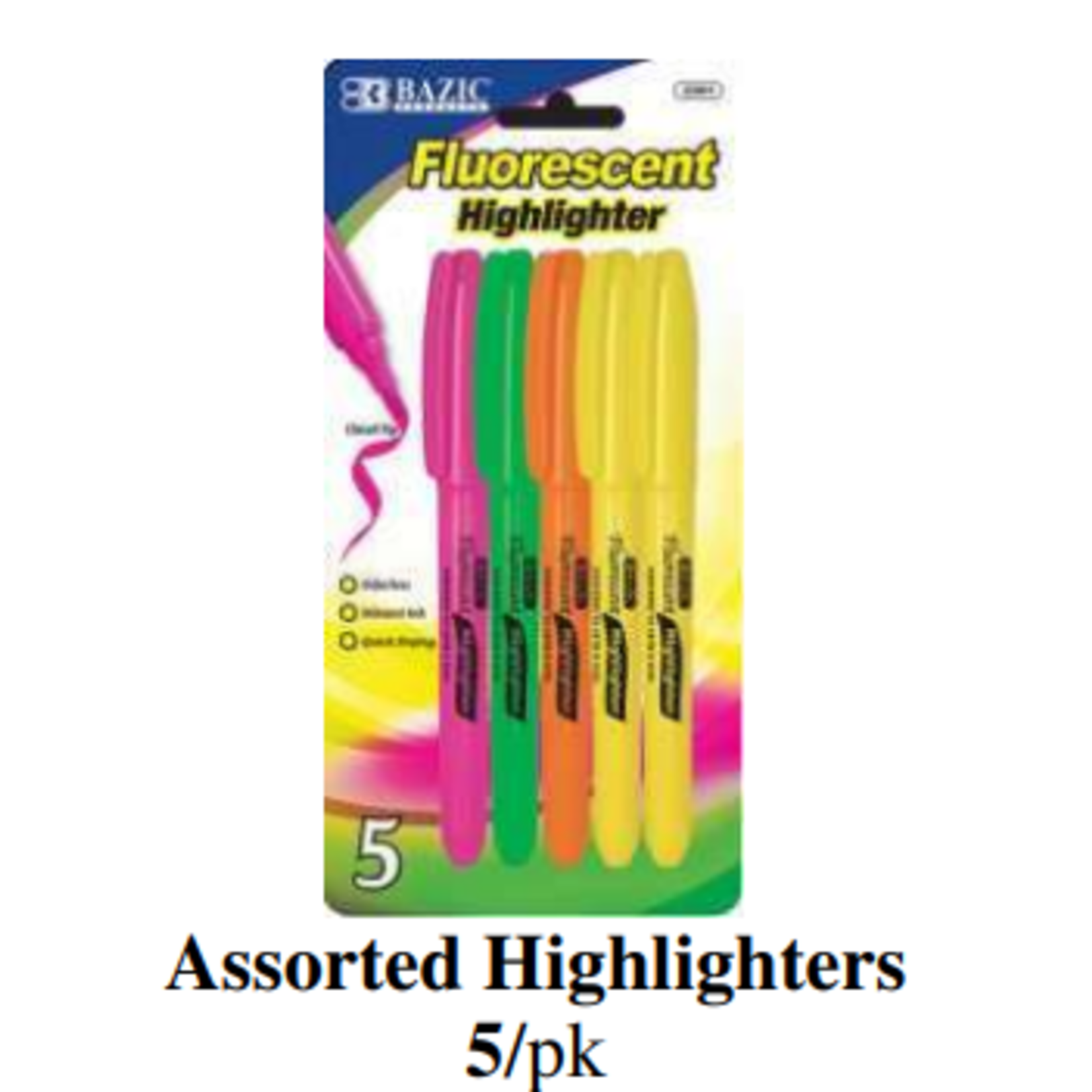 Highlighters- Neon Assorted
