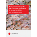 Management of Nonprofit and Charitable Organizations in Canada 5th Edition