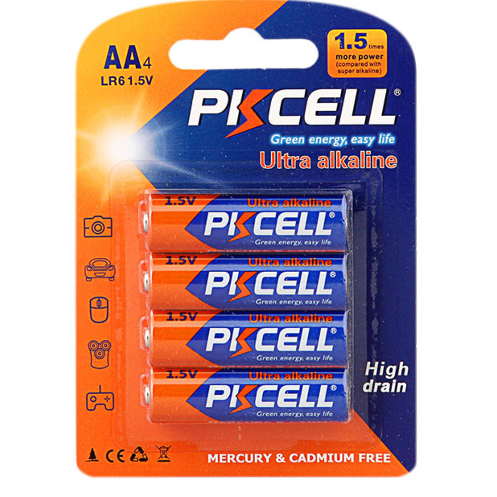 Battery AA - PK Cell 4 pk