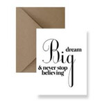 Dream Big - Encouragement Card