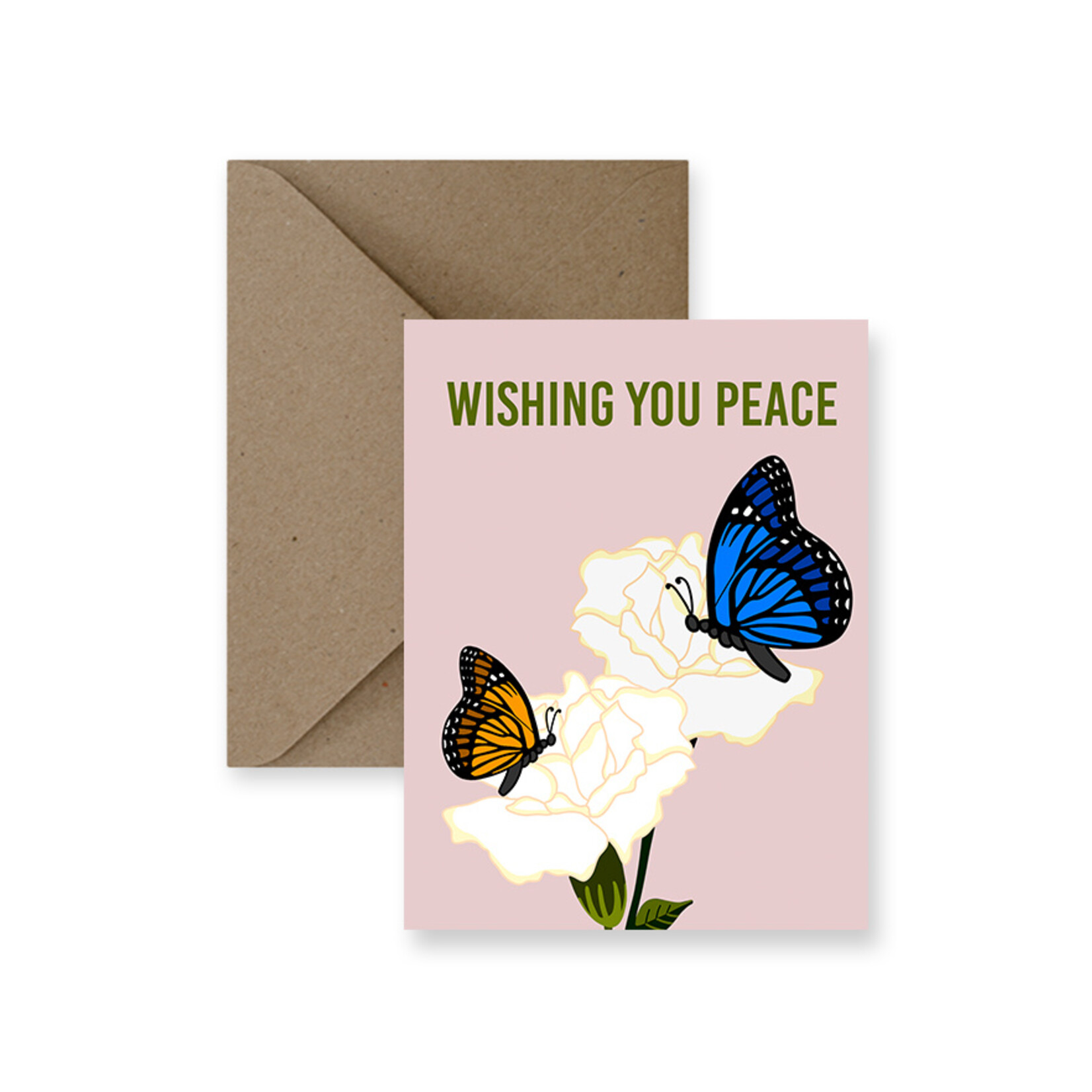 Wishing You Peace - Sympathy Card