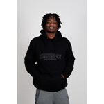 Russell Russell Hoodie - Ambrose Hollow embroidery - Black/Grey