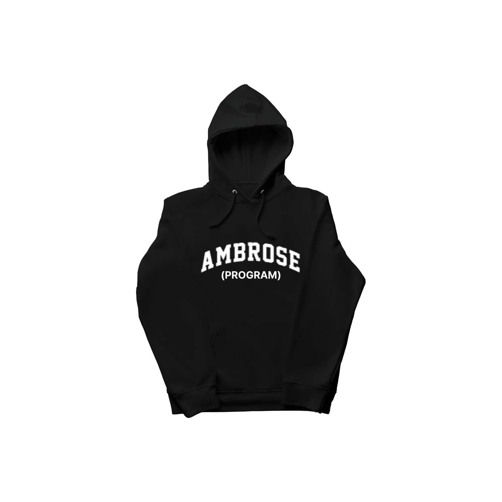 2025 Program Hoodie Black/White Twill -