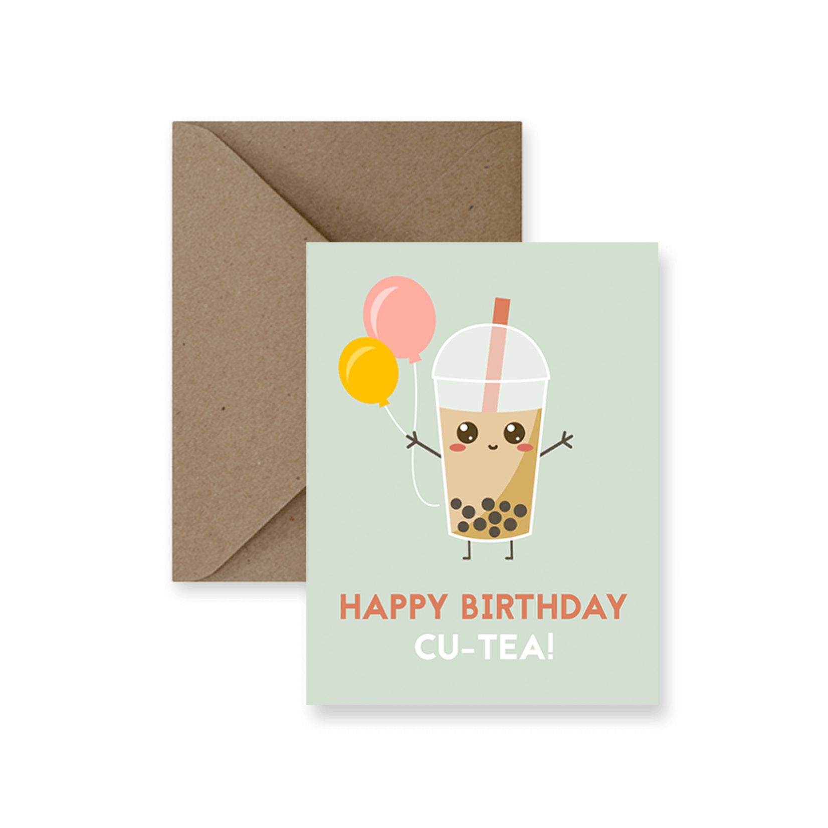 Happy Birthday Cu-Tea - Birthday Card