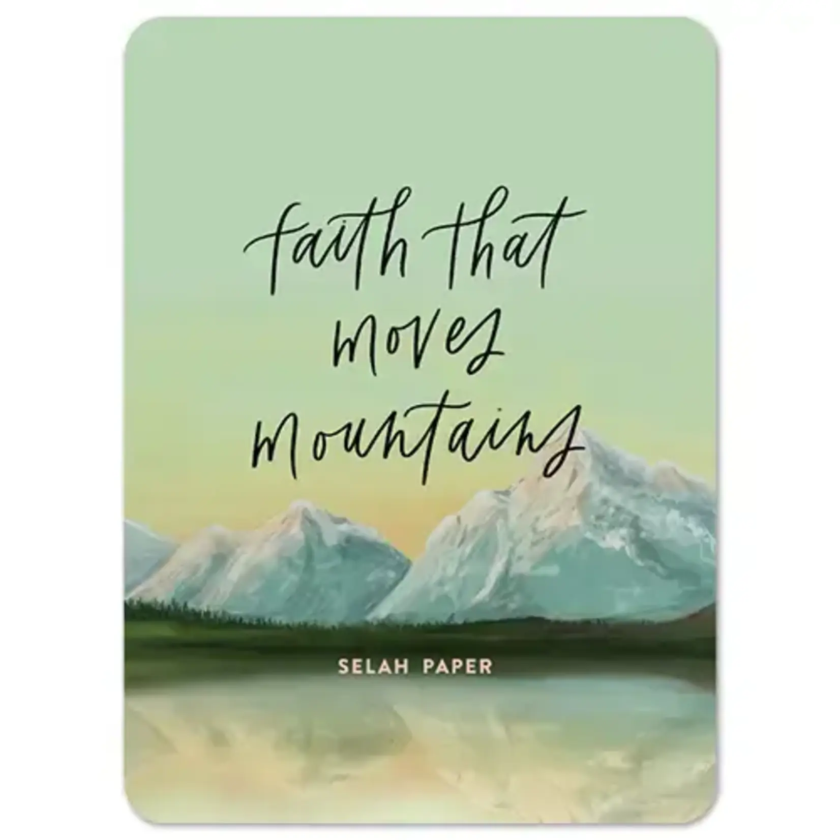 'Faith That Moves Mountains' Sticker