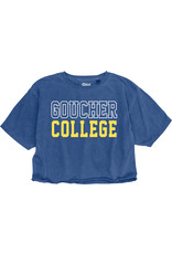 Blue84 Cropped Ringspun Tee "Goucher College"