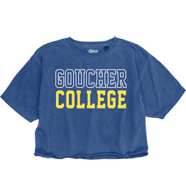 Blue84 Cropped Ringspun Tee "Goucher College"