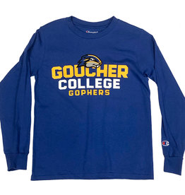 Champion Youth "Goucher College Gophers" Longsleeve Tee