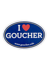 Goucher "I Heart Goucher" Decal - Inside Application